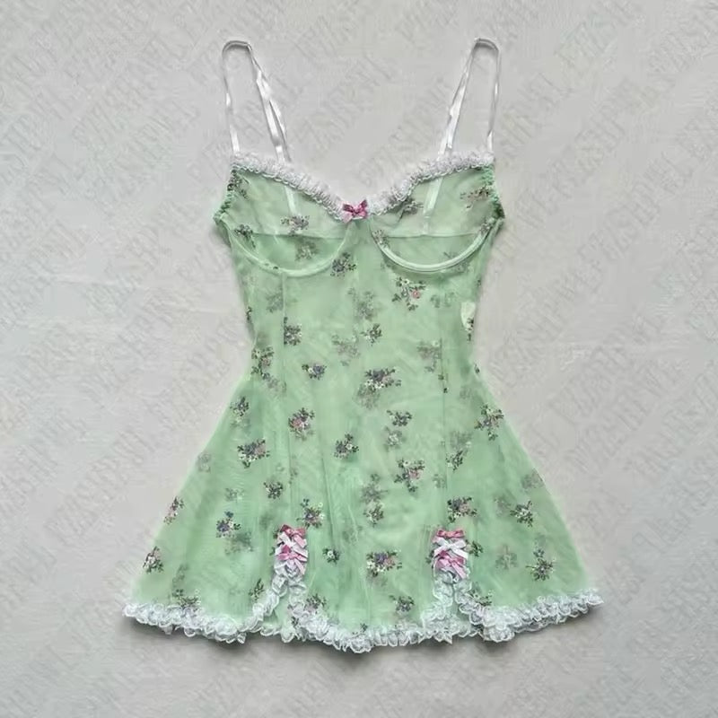 Mesh Slip Dress