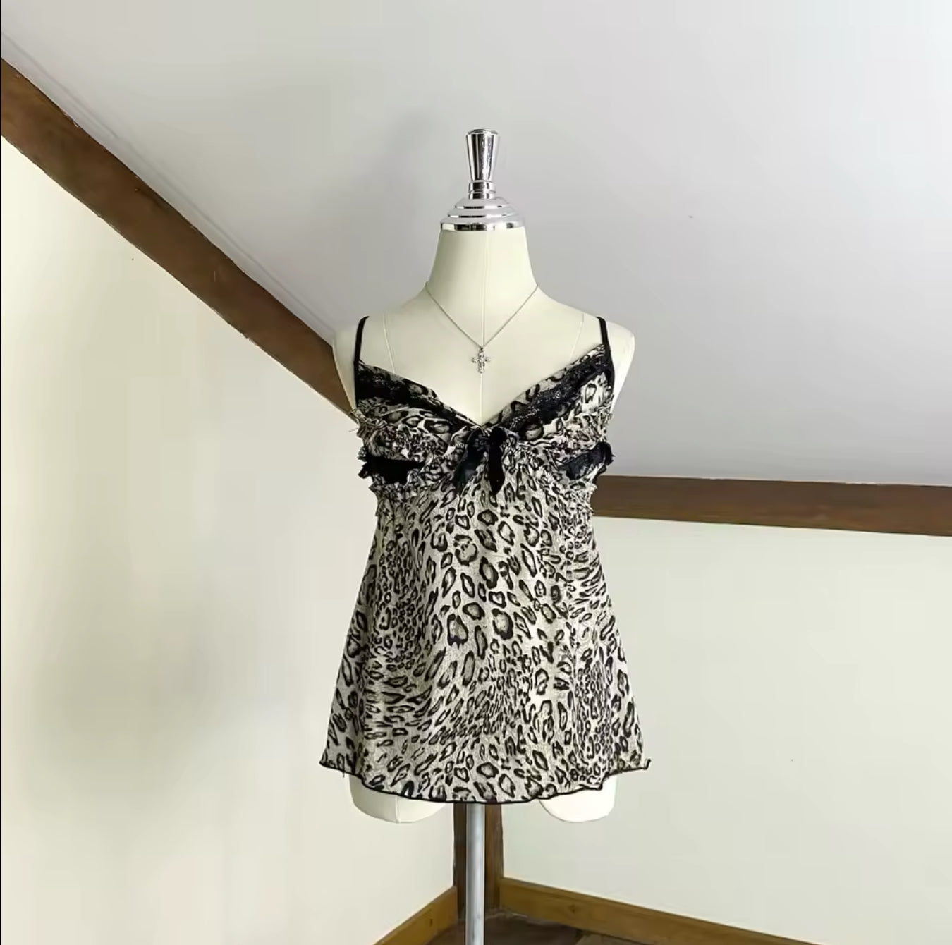 Leopard Cami Top