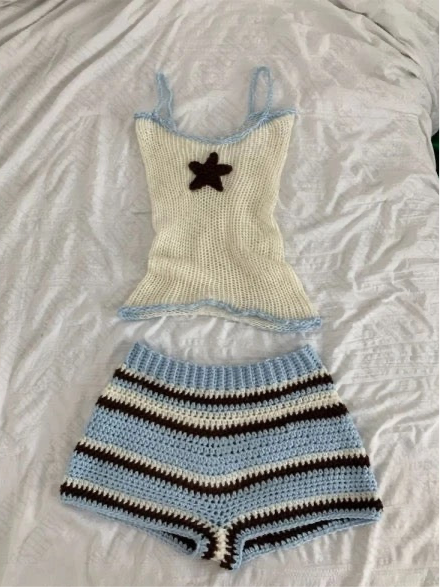 2 Piece Crochet Set