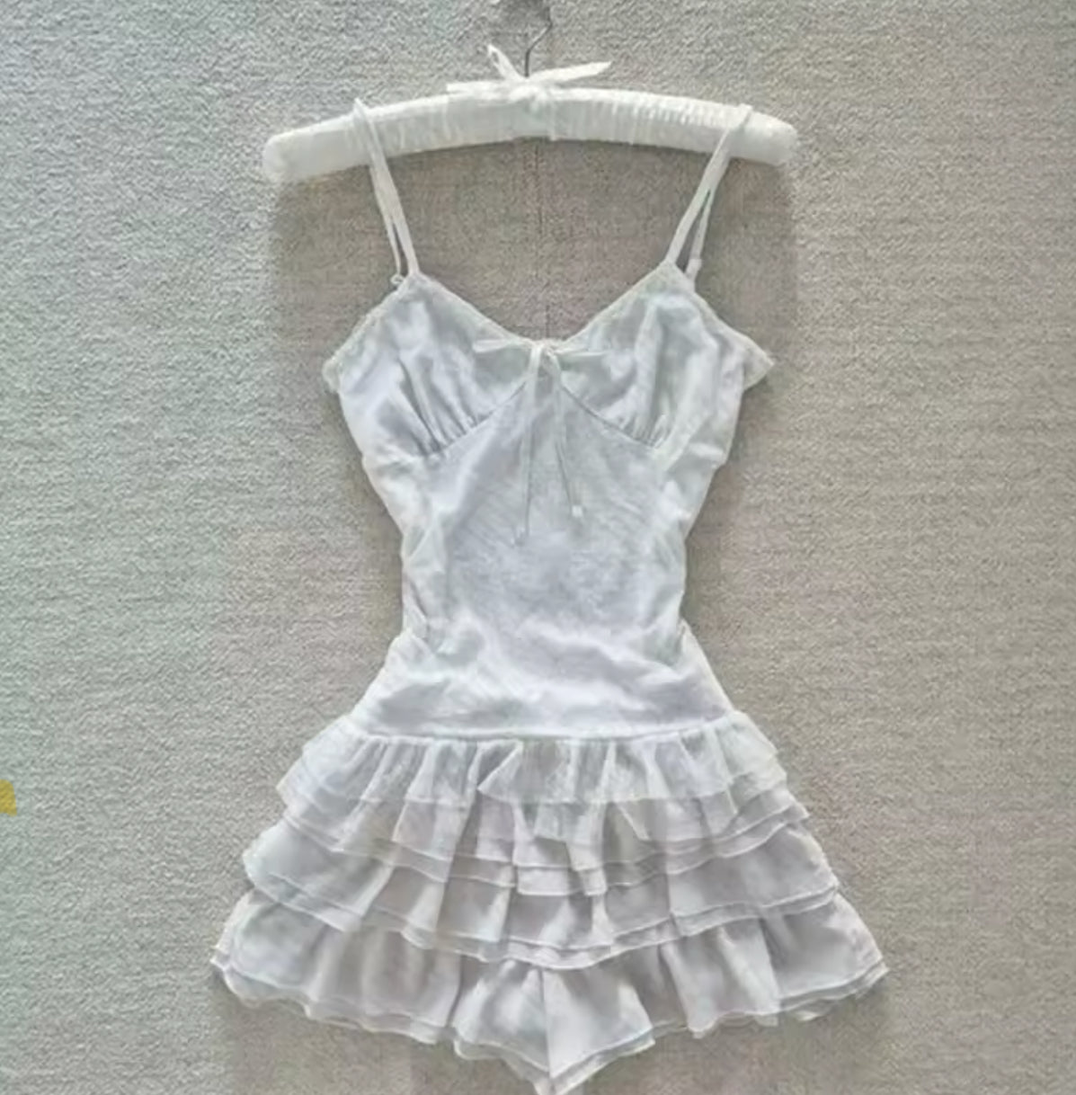 White Japanese Inspired Dress